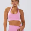 Soutien-gorge de sport Define Luxe à dos nu, rose bubblegum Soutien-gorge de sport Define Luxe à dos nu, rose bubblegum