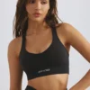 Soutien-gorge de sport Define Luxe à encolure plongeante, noir Soutien-gorge de sport Define Luxe à encolure plongeante, noir