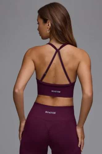 Soutien-gorge de sport Define Luxe multi-positions, couleur Grape