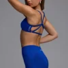 Soutien-gorge de sport Define Luxe multi-positions à dos nu, bleu royal Soutien-gorge de sport Define Luxe multi-positions à dos nu, bleu royal