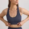 Soutien-gorge de sport à dos nageur FlexiRib, couleur Indigo Slate Soutien-gorge de sport à dos nageur FlexiRib, couleur Indigo Slate