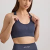 Soutien-gorge de sport à dos nageur FlexiRib, couleur Indigo Slate Soutien-gorge de sport à dos nageur FlexiRib, couleur Indigo Slate