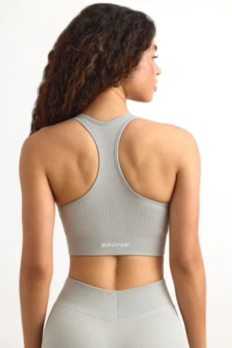 Soutien-gorge de sport à dos nageur FlexiRib en gris
