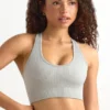 Soutien-gorge de sport à dos nageur FlexiRib en gris Soutien-gorge de sport à dos nageur FlexiRib en gris