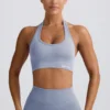 Soutien-gorge de sport à dos nu Define Luxe en bleu gris Soutien-gorge de sport à dos nu Define Luxe en bleu gris