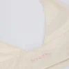 Soutien-gorge de sport en jersey brossé à col en V, couleur ivoire chiné Soutien-gorge de sport en jersey brossé à col en V, couleur ivoire chiné