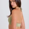 Soutien-gorge de sport à encolure dégagée et dos nu, couleur Matcha Soutien-gorge de sport à encolure dégagée et dos nu, couleur Matcha