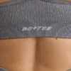 Soutien-gorge de sport FlexiRib à encolure dégagée, gris chiné Soutien-gorge de sport FlexiRib à encolure dégagée, gris chiné
