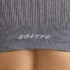 Soutien-gorge de sport à larges bretelles FlexiRib, gris chiné Soutien-gorge de sport à larges bretelles FlexiRib, gris chiné