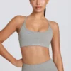 Soutien-gorge de sport sans coutures et dos nu Super Sculpt en gris chiné Soutien-gorge de sport sans coutures et dos nu Super Sculpt en gris chiné