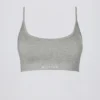 Soutien-gorge de sport sans coutures et dos nu Super Sculpt en gris chiné Soutien-gorge de sport sans coutures et dos nu Super Sculpt en gris chiné