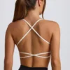 Soutien-gorge de sport sans coutures et sans dos Super Sculpt en blanc Soutien-gorge de sport sans coutures et sans dos Super Sculpt en blanc