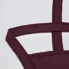 Soutien-gorge de sport sans coutures Super Sculpt à bretelles croisées dans le dos, couleur bordeaux Soutien-gorge de sport sans coutures Super Sculpt à bretelles croisées dans le dos, couleur bordeaux