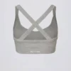 Soutien-gorge de sport sans coutures Super Sculpt à bretelles croisées dans le dos, couleur gris chiné Soutien-gorge de sport sans coutures Super Sculpt à bretelles croisées dans le dos, couleur gris chiné