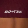 Soutien-gorge de sport sans coutures Super Sculpt à dos croisé, couleur prune
