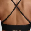 Soutien-gorge de sport sans coutures Super Sculpt à dos croisé, noir Soutien-gorge de sport sans coutures Super Sculpt à dos croisé, noir