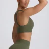 Soutien-gorge de sport sans coutures Super Sculpt à dos croisé, vert clair Soutien-gorge de sport sans coutures Super Sculpt à dos croisé, vert clair