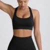 Soutien-gorge de sport sans coutures Super Sculpt à dos en T, noir Soutien-gorge de sport sans coutures Super Sculpt à dos en T, noir