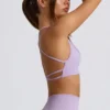 Soutien-gorge de sport sans coutures Super Sculpt dos nu en lilas pâle Soutien-gorge de sport sans coutures Super Sculpt dos nu en lilas pâle