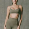 Soutien-gorge de sport sans coutures Super Sculpt dos nu, vert clair Soutien-gorge de sport sans coutures Super Sculpt dos nu, vert clair