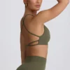 Soutien-gorge de sport sans coutures Super Sculpt dos nu, vert clair Soutien-gorge de sport sans coutures Super Sculpt dos nu, vert clair