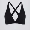 Soutien-gorge de sport Soft Active à bretelles croisées dans le dos, noir Soutien-gorge de sport Soft Active à bretelles croisées dans le dos, noir