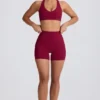 Soutien-gorge de sport Soft Active à col en V, bordeaux Soutien-gorge de sport Soft Active à col en V, bordeaux