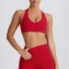 Soutien-gorge de sport Soft Active à col en V, couleur rouge vif Soutien-gorge de sport Soft Active à col en V, couleur rouge vif