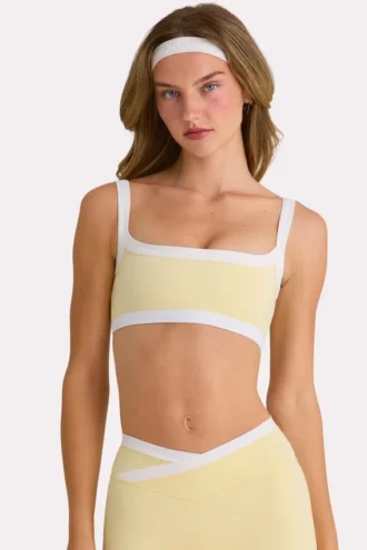 Soutien-gorge de sport Soft Active couleur citron
