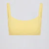 Soutien-gorge de sport Soft Active à coutures apparentes, couleur citron Soutien-gorge de sport Soft Active à coutures apparentes, couleur citron