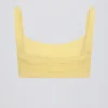 Soutien-gorge de sport Soft Active à coutures apparentes, couleur citron Soutien-gorge de sport Soft Active à coutures apparentes, couleur citron