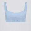 Soutien-gorge de sport Soft Active à coutures apparentes, couleur Sky Soutien-gorge de sport Soft Active à coutures apparentes, couleur Sky