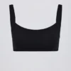 Soutien-gorge de sport Soft Active à coutures apparentes, noir Soutien-gorge de sport Soft Active à coutures apparentes, noir