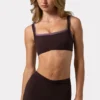 Soutien-gorge de sport Soft Active à coutures profilées, couleur Espresso Soutien-gorge de sport Soft Active à coutures profilées, couleur Espresso