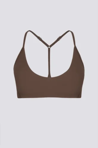 Soutien-gorge de sport Soft Active à dos nageur, couleur Cacao