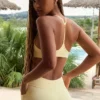 Soutien-gorge de sport Soft Active à dos nageur, couleur citron Soutien-gorge de sport Soft Active à dos nageur, couleur citron