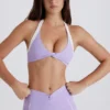 Soutien-gorge de sport Soft Active à dos nu et devant torsadé, couleur lilas Soutien-gorge de sport Soft Active à dos nu et devant torsadé, couleur lilas