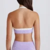 Soutien-gorge de sport Soft Active à dos nu et devant torsadé, couleur lilas Soutien-gorge de sport Soft Active à dos nu et devant torsadé, couleur lilas