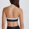 Soutien-gorge de sport Soft Active à dos nu et devant torsadé, noir Soutien-gorge de sport Soft Active à dos nu et devant torsadé, noir