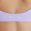 Soutien-gorge de sport Soft Active à effet torsadé sur le devant, couleur lilas Soutien-gorge de sport Soft Active à effet torsadé sur le devant, couleur lilas