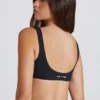 Soutien-gorge de sport Soft Active à effet torsadé sur le devant, noir Soutien-gorge de sport Soft Active à effet torsadé sur le devant, noir