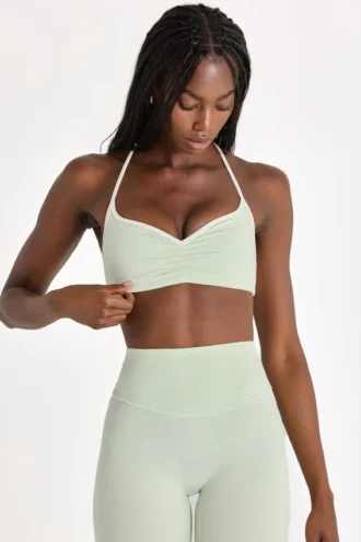 Soutien-gorge de sport Soft Active en Sage Marl