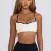 Soutien-gorge de sport Soft Active à encolure en cœur, blanc Soutien-gorge de sport Soft Active à encolure en cœur, blanc