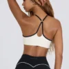 Soutien-gorge de sport Soft Active à encolure en cœur, blanc Soutien-gorge de sport Soft Active à encolure en cœur, blanc