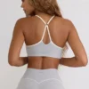 Soutien-gorge de sport Soft Active à encolure en cœur, gris Soutien-gorge de sport Soft Active à encolure en cœur, gris