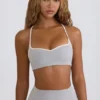 Soutien-gorge de sport Soft Active à encolure en cœur, gris Soutien-gorge de sport Soft Active à encolure en cœur, gris