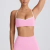 Soutien-gorge de sport Soft Active à encolure en cœur, rose pâle Soutien-gorge de sport Soft Active à encolure en cœur, rose pâle