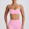 Soutien-gorge de sport Soft Active à encolure en cœur, rose pâle Soutien-gorge de sport Soft Active à encolure en cœur, rose pâle