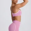 Soutien-gorge de sport Soft Active à encolure en cœur, rose poudré Soutien-gorge de sport Soft Active à encolure en cœur, rose poudré