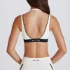 Soutien-gorge de sport Soft Active à superpositions, couleur ivoire Soutien-gorge de sport Soft Active à superpositions, couleur ivoire